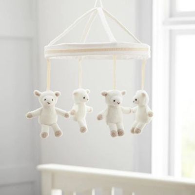 Harper Lamb Plush Mobile from Pottery Barn