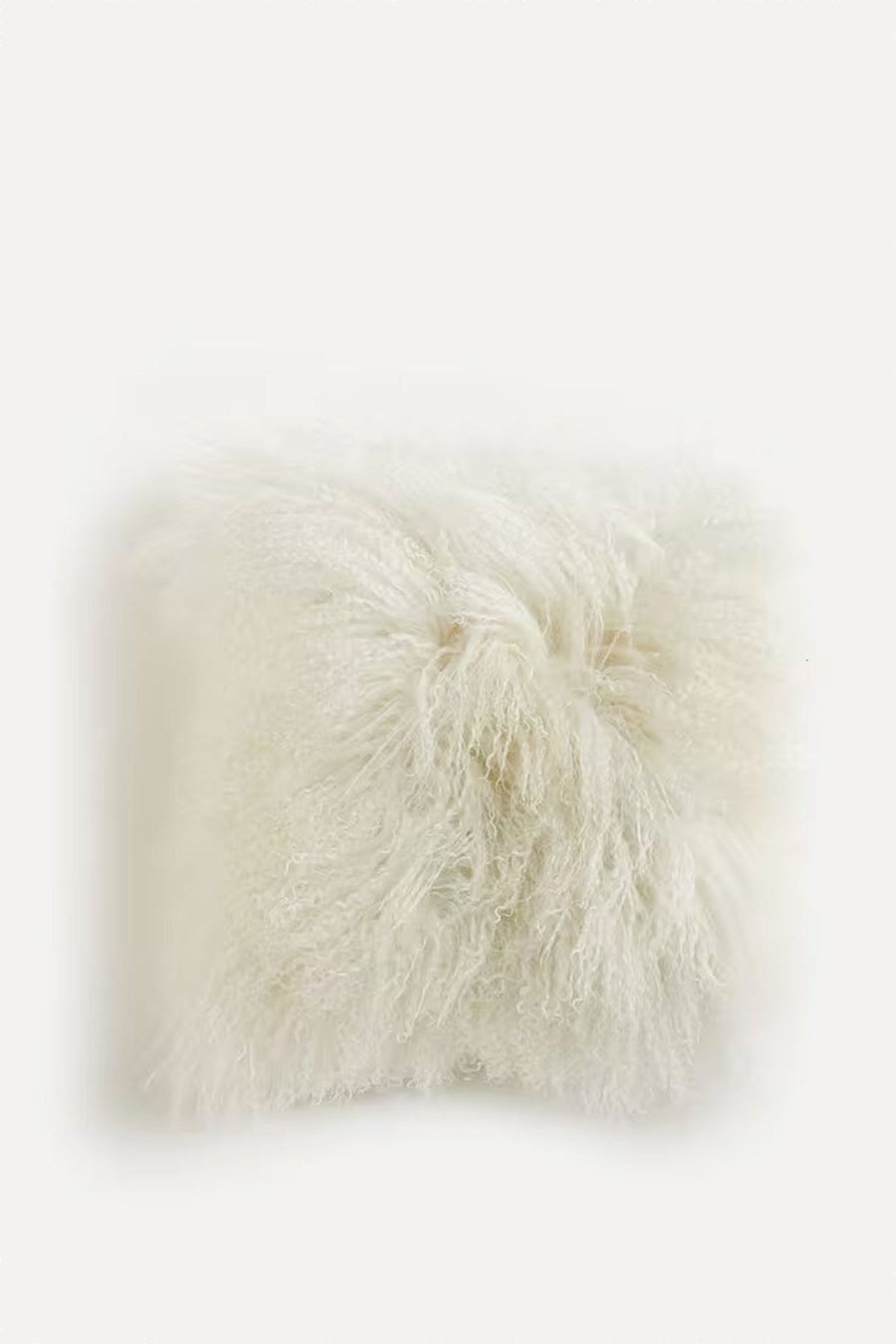 Mongolian Sheepskin Cushion from John Lewis