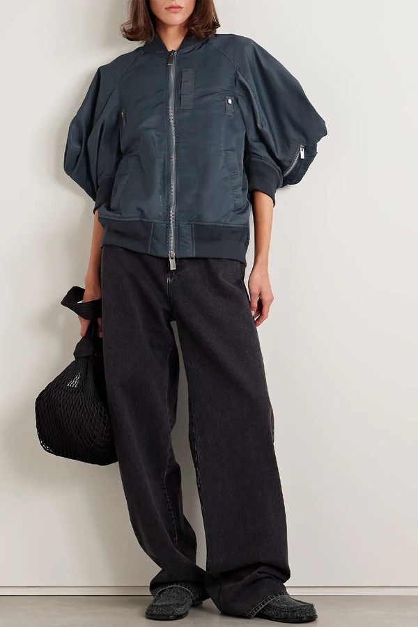 Shell Bomber Jacket
