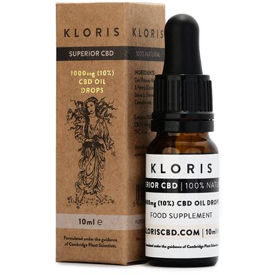 1000mg (10%) CBD Oil Drops from Kloris