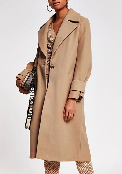 Longline Cuff Detail Coat