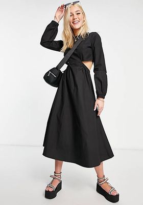 Midi Dress With Cut Out Sides from Daisy Street