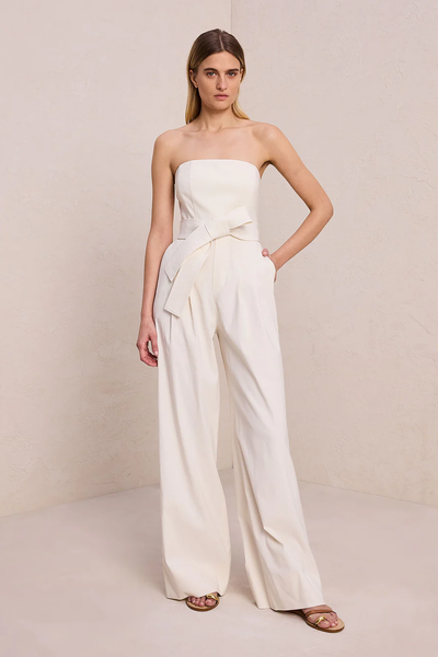 Elsie Strapless Linen Jumpsuit from A.L.C.