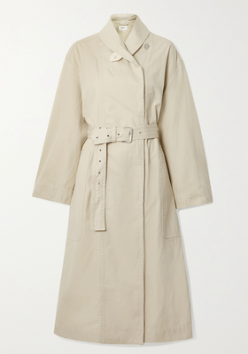 Peter Oversized Belted Cotton And Linen-Blend Trench Coat from Isabel Marant Étoile