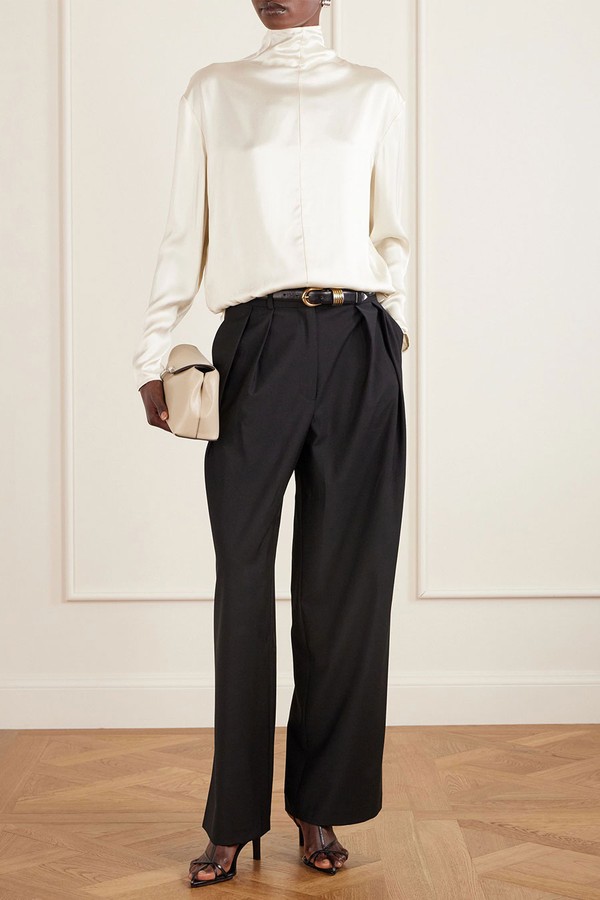 Satin Turtleneck Blouse from Toteme