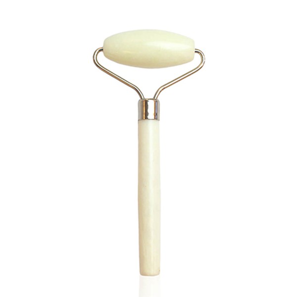 Jade Facial Roller in White from Gatineau