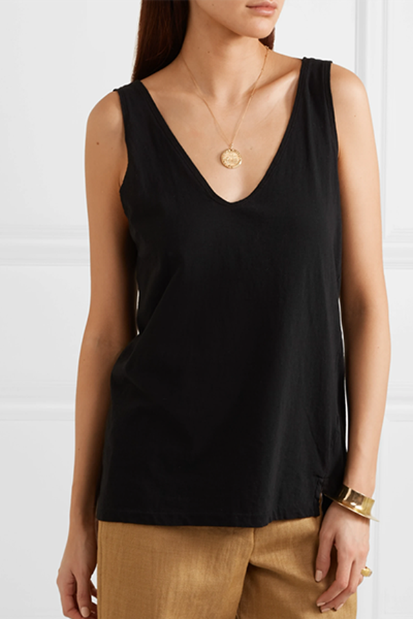 Organic Cotton-Jersey Tank from Bassike + Net Sustain