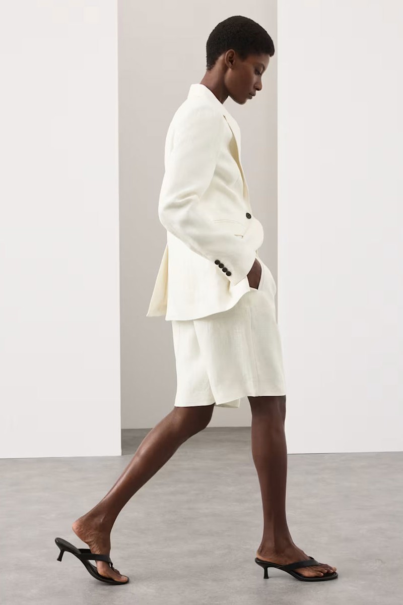 Pure Linen Tailored Shorts