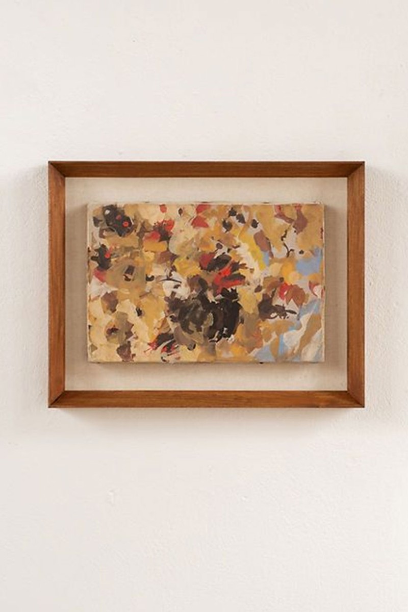 Abstract French Expressionist Painting In Acrylic On Canvas from Soap & Salvation