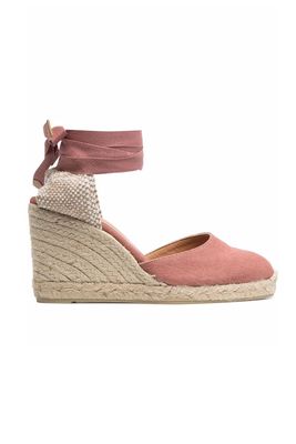 Lace-Up Wedge Espadrilles from Castañer