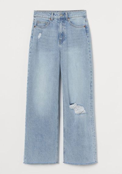 Wide High Ankle Jeans from H&M