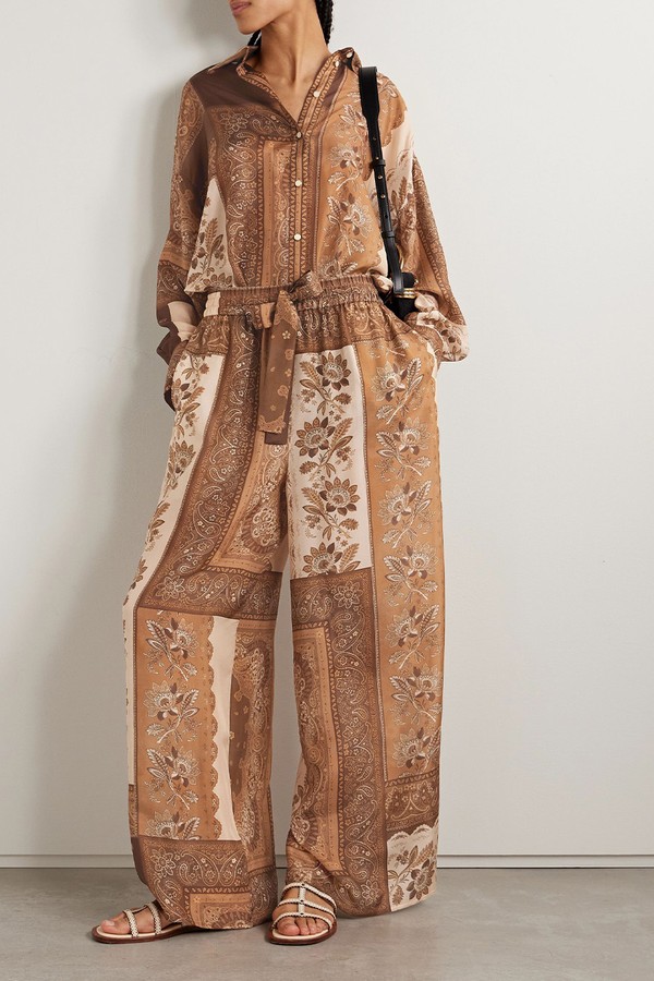 Lucky Printed Silk Shirt from ZIMMERMANN