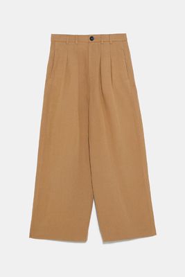 Wide-Cut Trousers With Darts from Zara