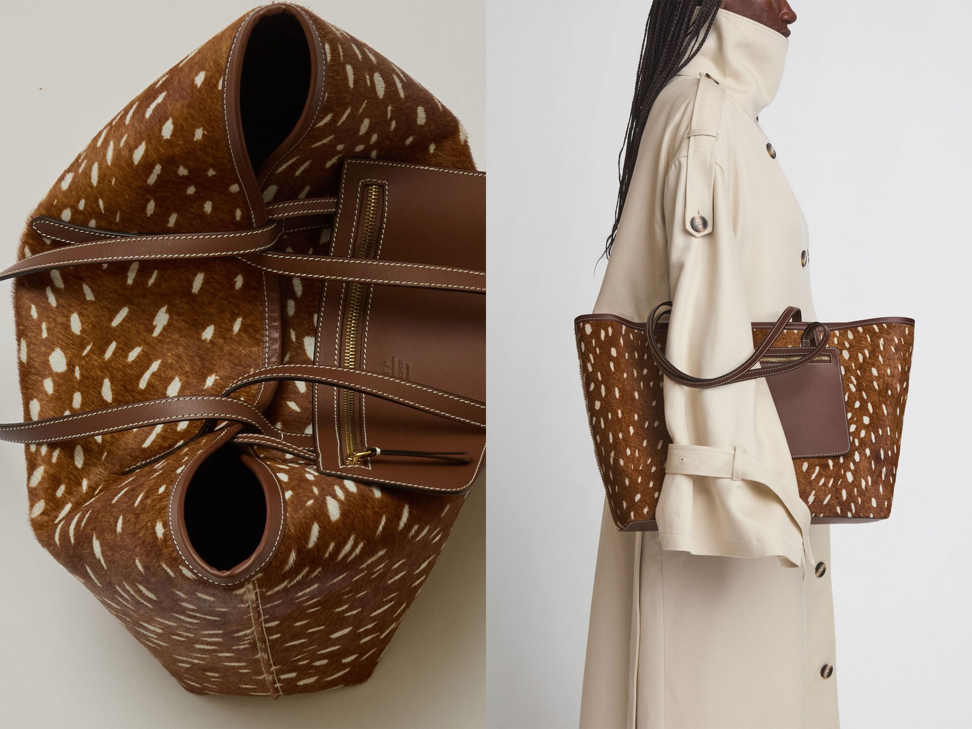 Eraclea Cannella Printed Cerbiatto Bag from ATP Atelier