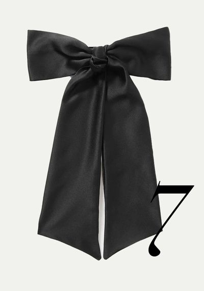 Oversized Silk-Satin Hair Clip from Sophie Buhai