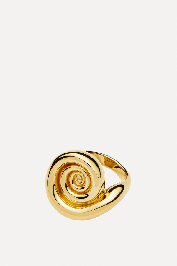 Spiral Statement Ring