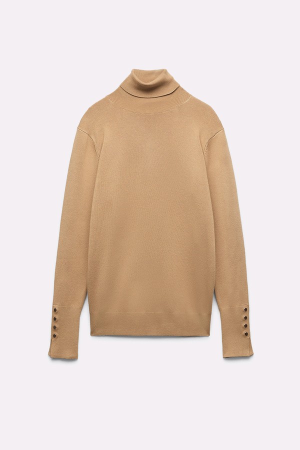 Basic High Neck Knit Sweater from Zara