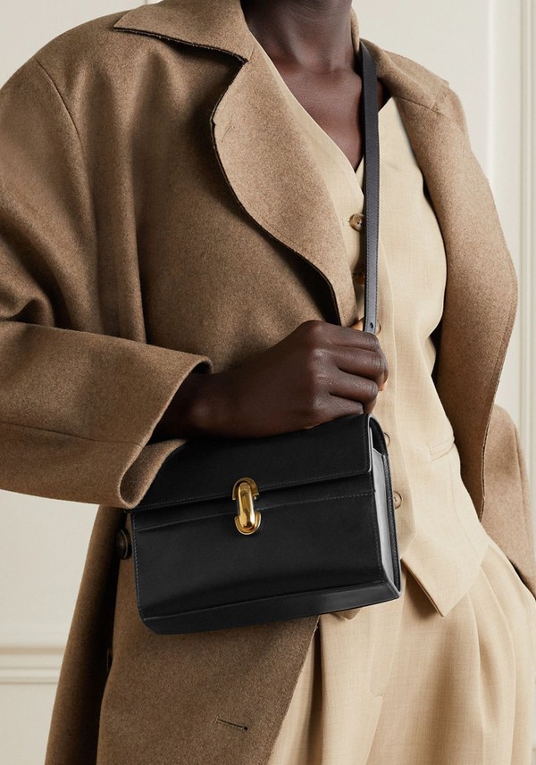 Symmetry 19 Leather Shoulder Bag from Savette