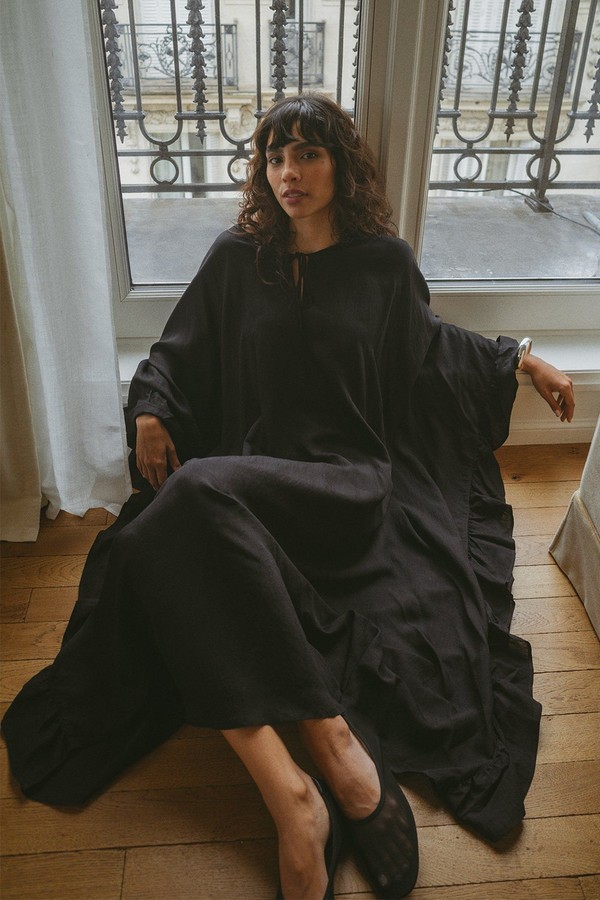 Ruffle Volume Kaftan