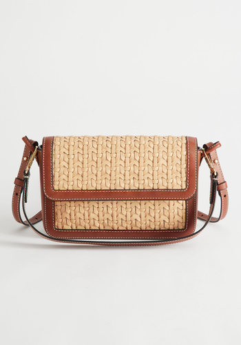 Braided Leather Shoulder Bag