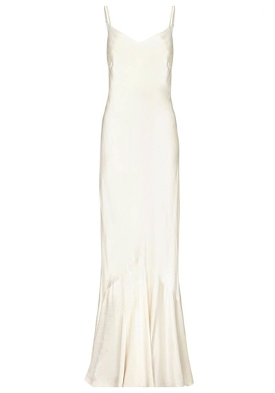 White Silk Gown from Ghost