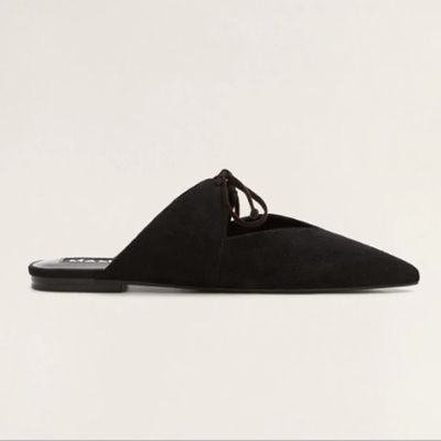 Bow Leather Shoes from Mango