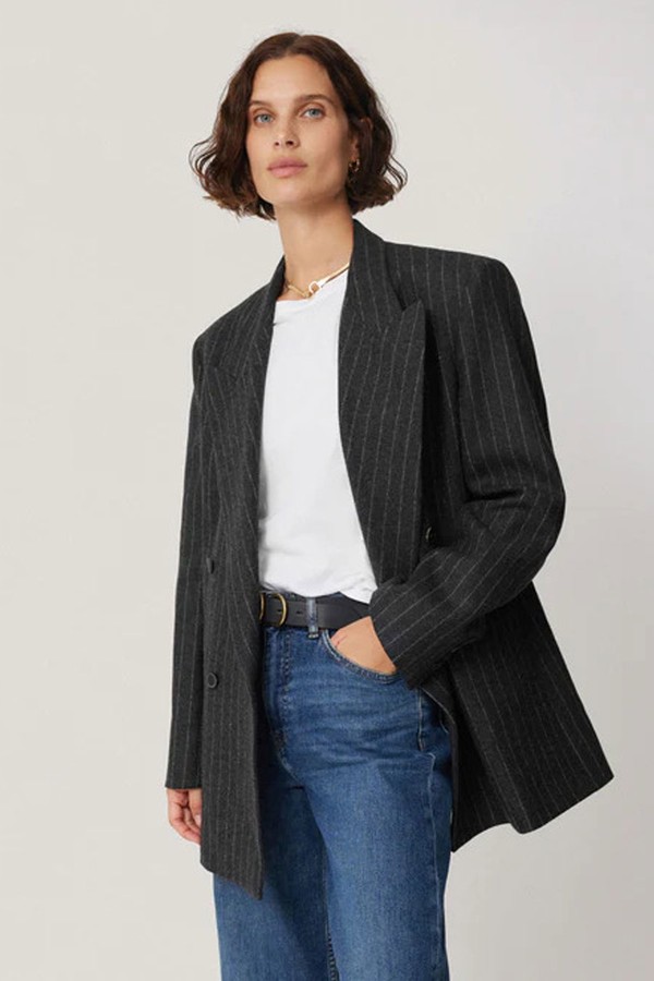 Tatton Italian Wool Pinstripe Blazer from Jigsaw
