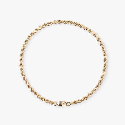 Gold Twist Eternal Bracelet Yellow gold vermeil