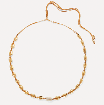 Puka Gold-Plated & Shell Necklace from Tohum