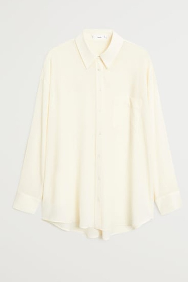 100% Silk Shirt from Mango