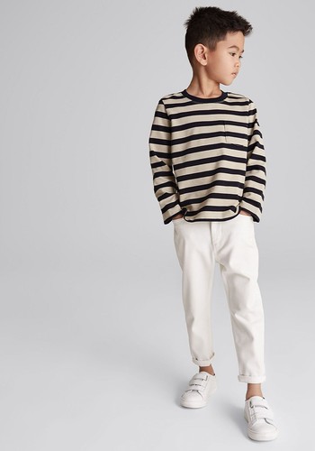 Perry Stripe Crew Neck Jersey