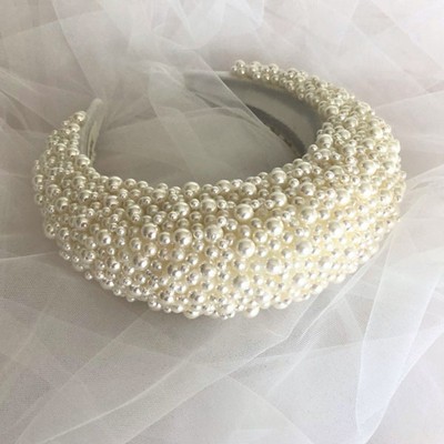 Pearl Encrusted Headband from DesignByHummbingbird