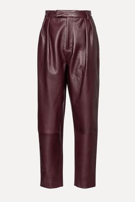 Magdeline High-Rise Leather Pants from Khaite