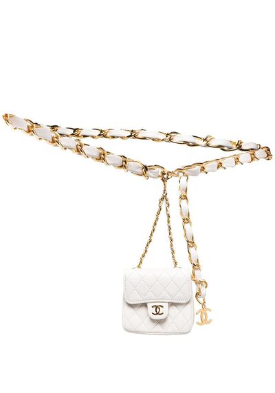 Pre-Owned 1990s Micro Classic Flap Belt Bag from Chanel