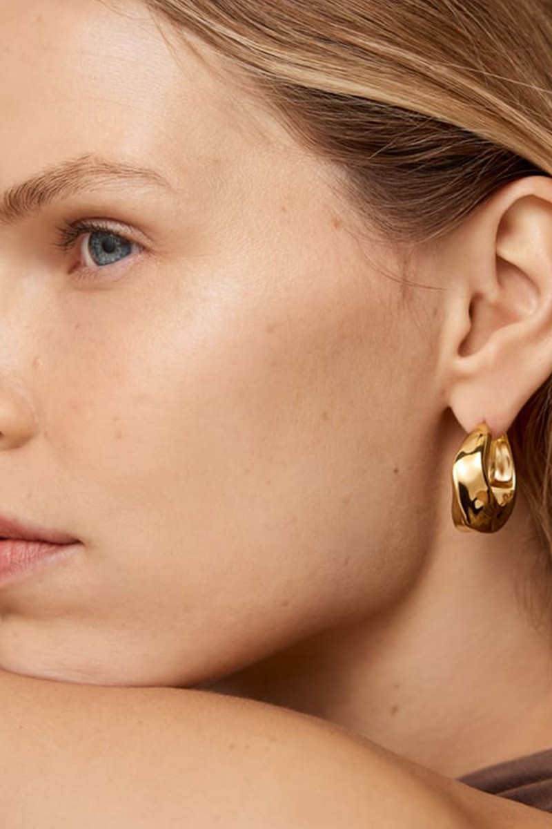 Nomade Medium Hoops from Monica Vinader