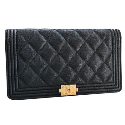 Boy Leather Wallet from Chanel