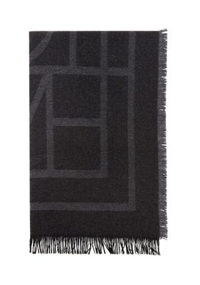Black Wool Como Scarf from Totême