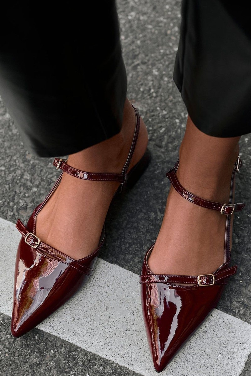 Firecrown Patent Leather Flats