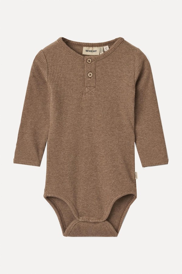 Long-Sleeved Bodysuit from Wheat