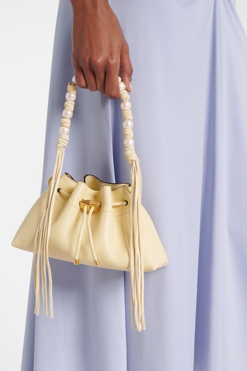 Cinch Small Embellished Leather Tote Bag from Jimmy Choo