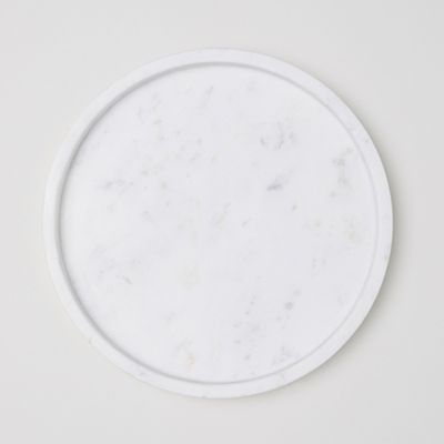 Round White Marble Tray from H&M