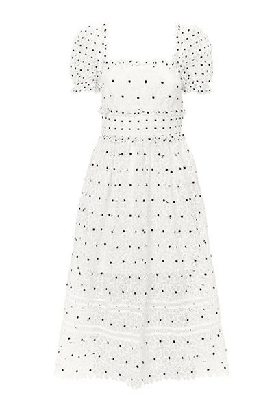 Guipure Lace Midi Dress from Self-Portrait