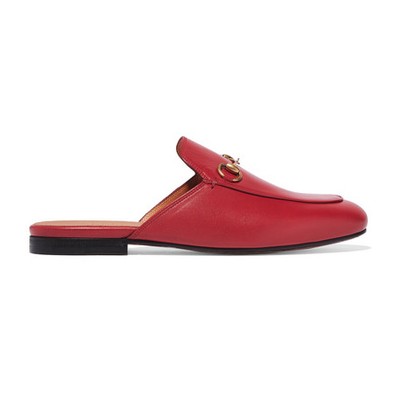 Princetown Horsebit-Detailed Leather Slippers from Gucci