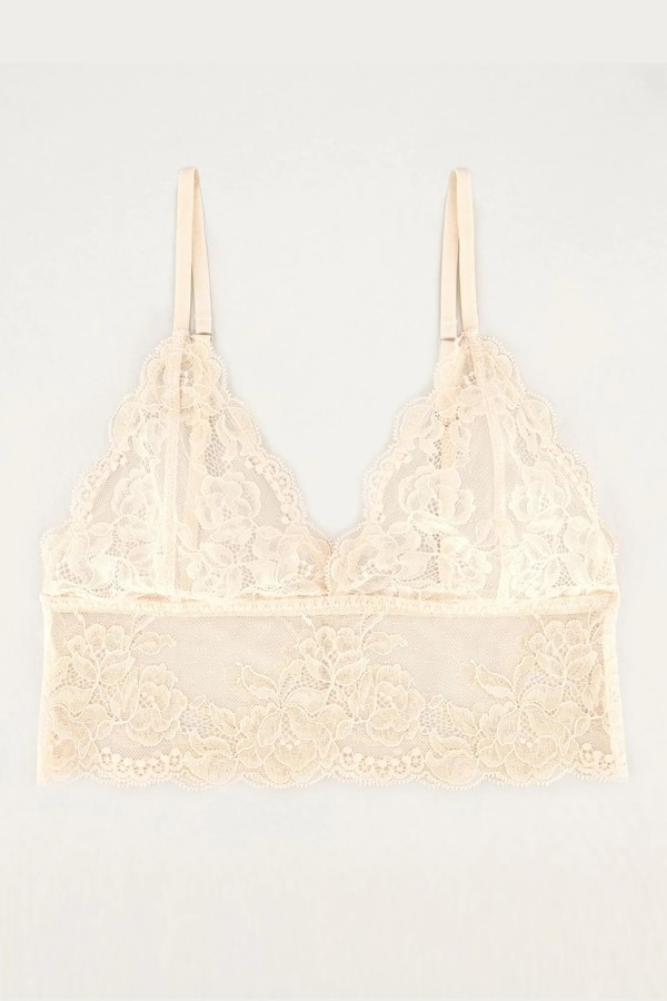 Lace Bralette Top Buttercream from Understatement