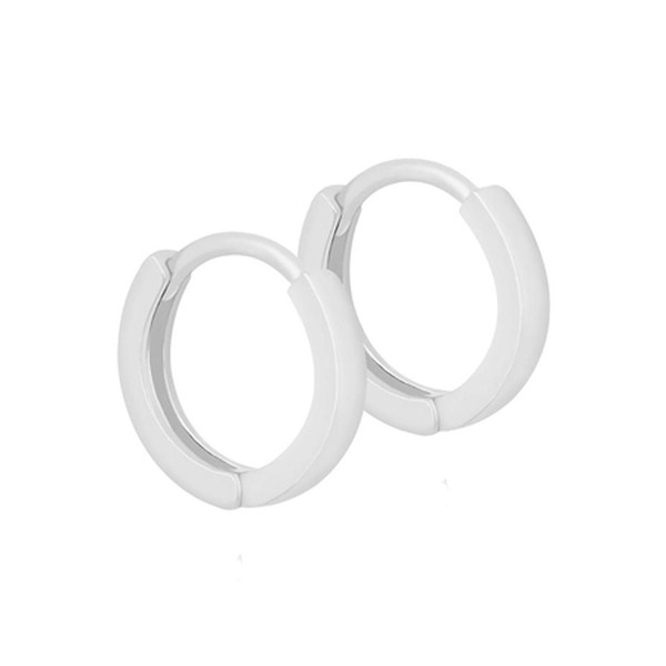 Mystic Simple Huggies In Silver