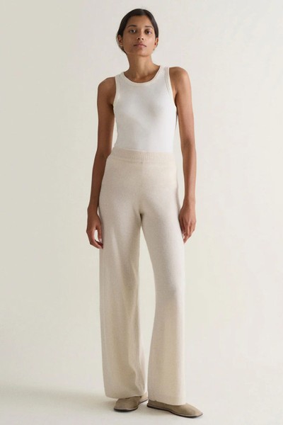 Cashmere Wide-Leg Trousers