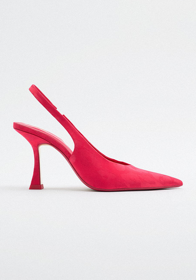 Mid-Heel Sling Back Shoes from Zara