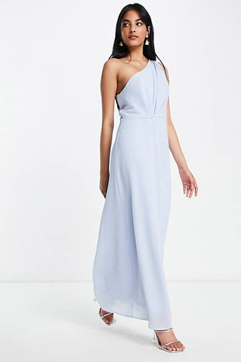 Bridesmaids One Shoulder Maxi Dress from Vila