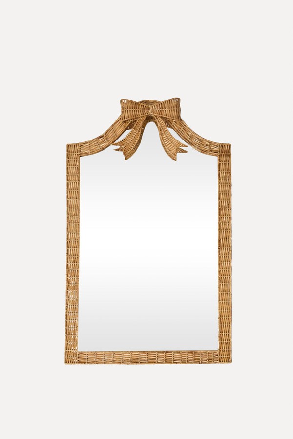 Celine Bow Rattan Mirror from Mrs Alice