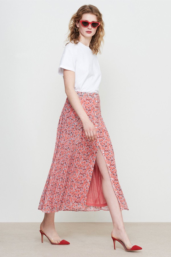 Kira Print Midi Skirt from Kitri